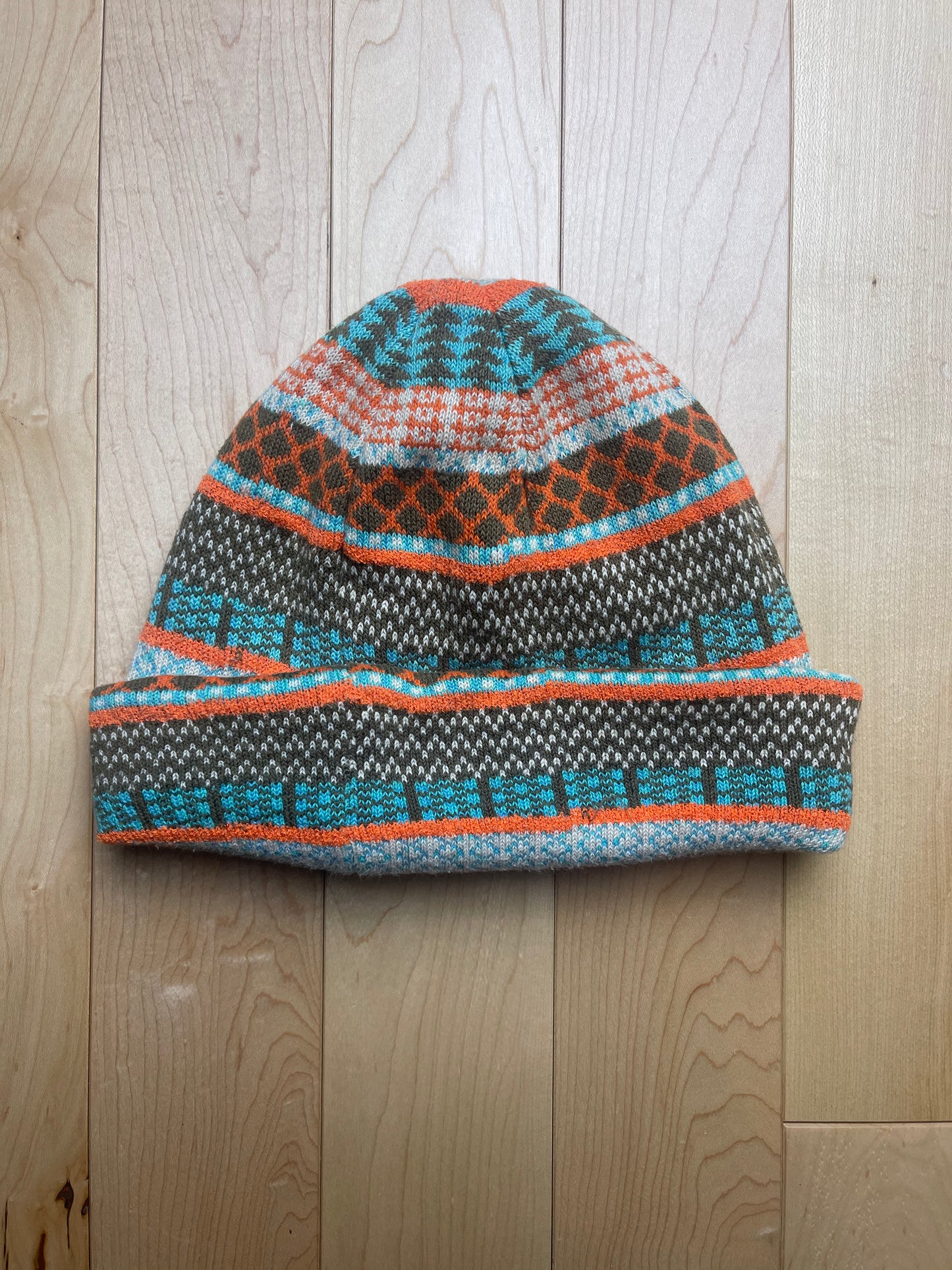 Issey Miyake Pleats Please Nordic Print Beanie