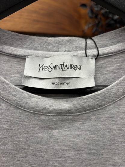 2000s Yves Saint Laurent Rive Gauche ‘Negative Space’ YSL Logo T-Shirt