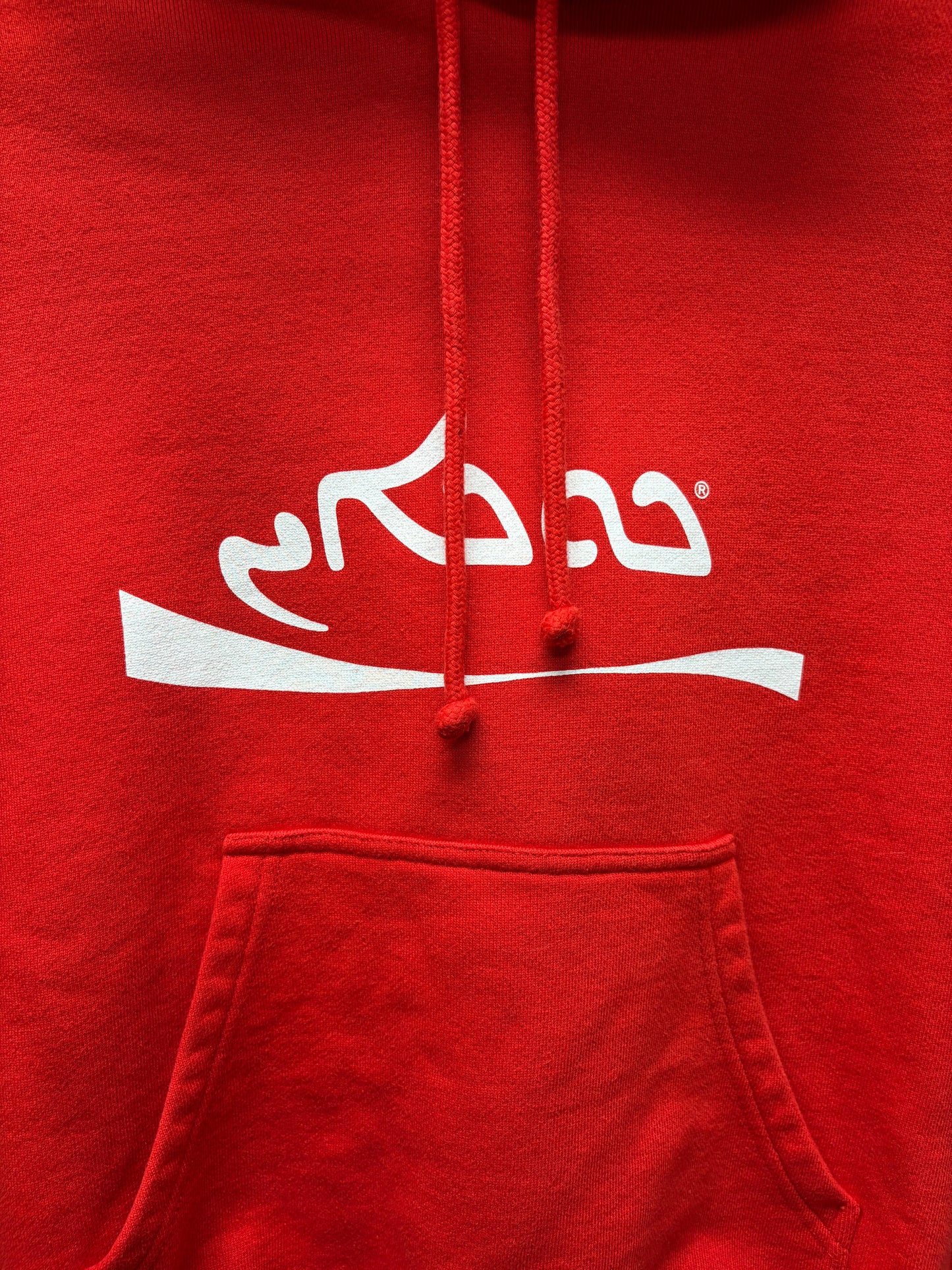 AW2020 Vetements ‘Coke’ Arabic Logo Red Pullover Hoodie