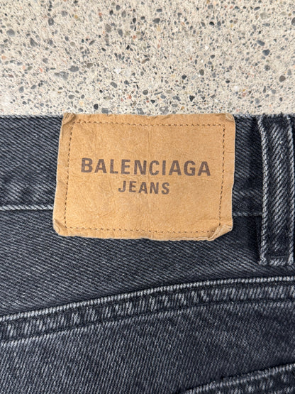 2021 Balenciaga ‘Washed Grey’ Organic Twill Denim