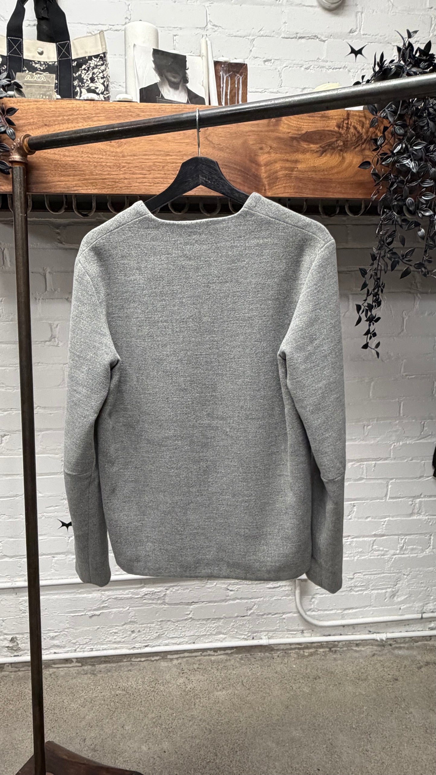 AW1999 Raf Simons Wool Sweater with Suiting Lined Interior