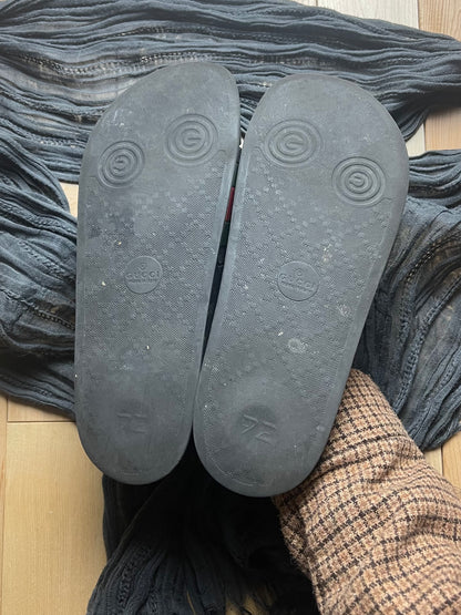 Gucci Classic Red/Green Stripe Slides