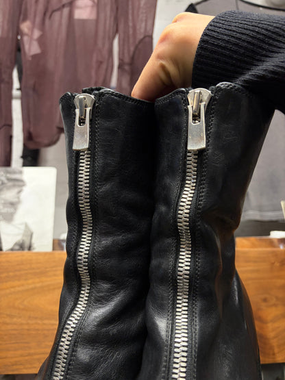 Guidi 'PL2' Black Horse Leather
Front Zip Boots