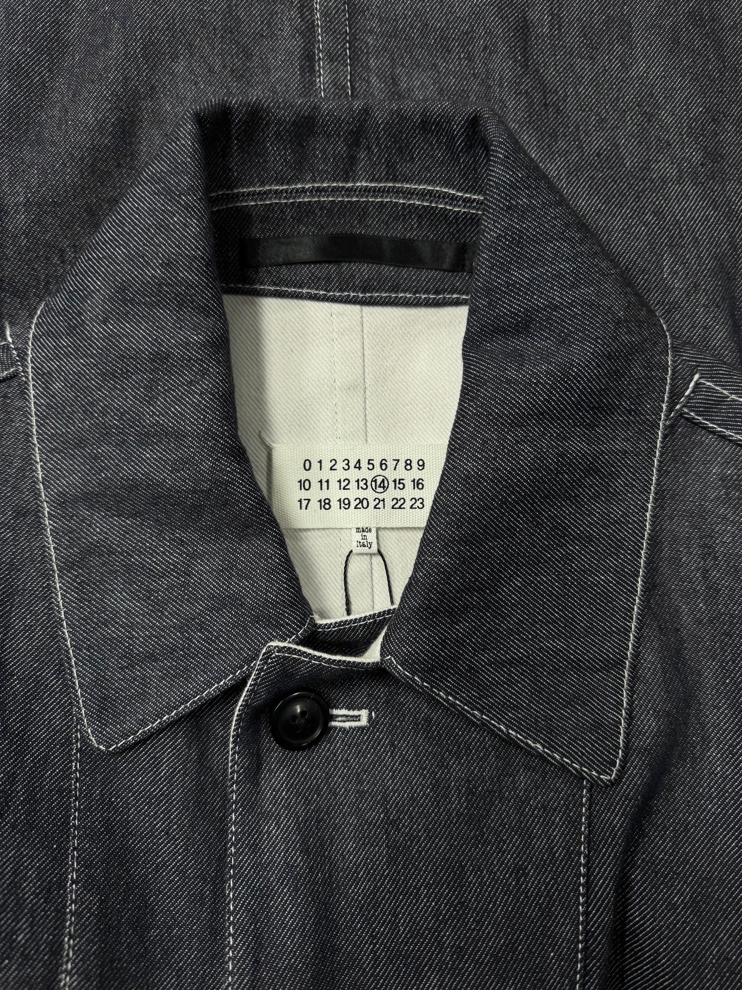 SS2018 Maison Margiela Reversible Denim Chore Coat