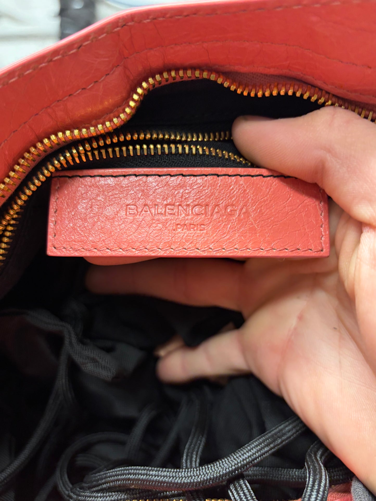 Balenciaga ‘Coral Pink’/Gold Hardware ‘City’ Bag