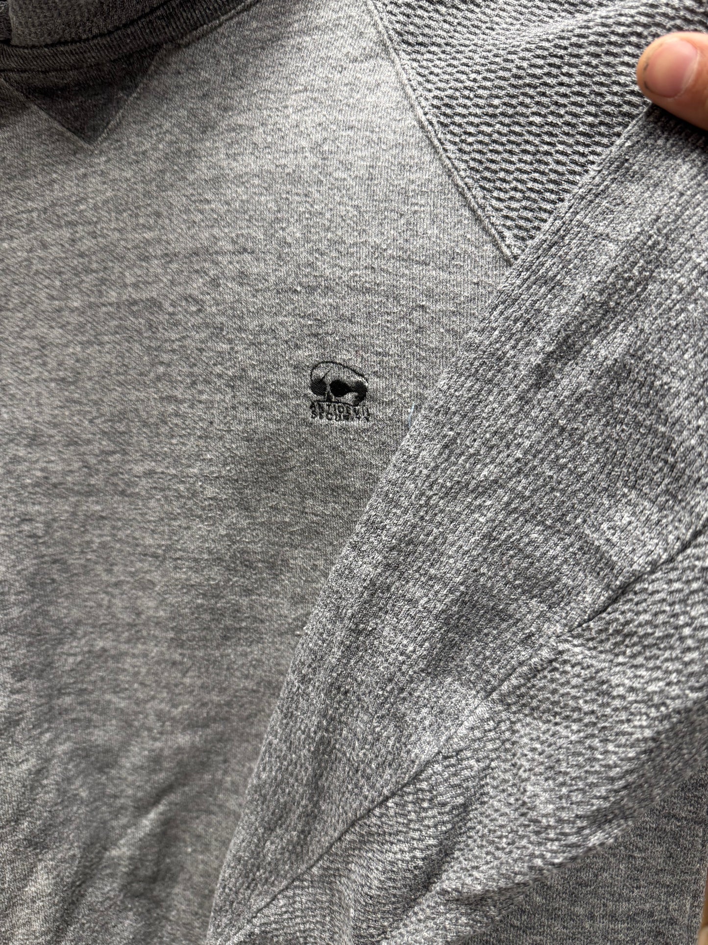 AW2011 Undercover ‘Anti Devil Society’ Grey Heavy Cotton Hoodie