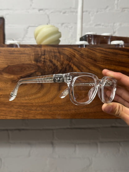 Chrome Hearts ‘Well Hell Yeah’ Clear Frame Prescription Glasses