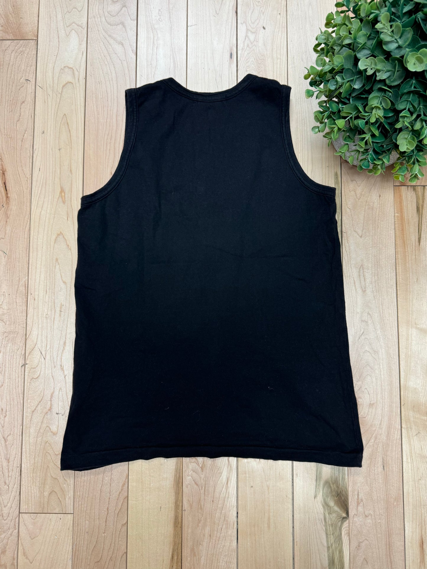 1990s Comme Des Garçons Tricot Black Logo Tank Top