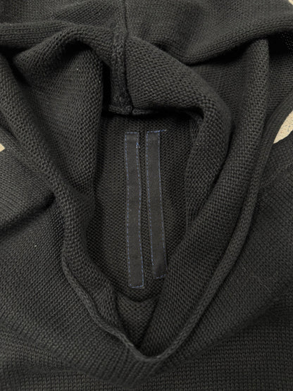 2000s Rick Owens Olmar & Mirta Knit Sleeveless Hoodie