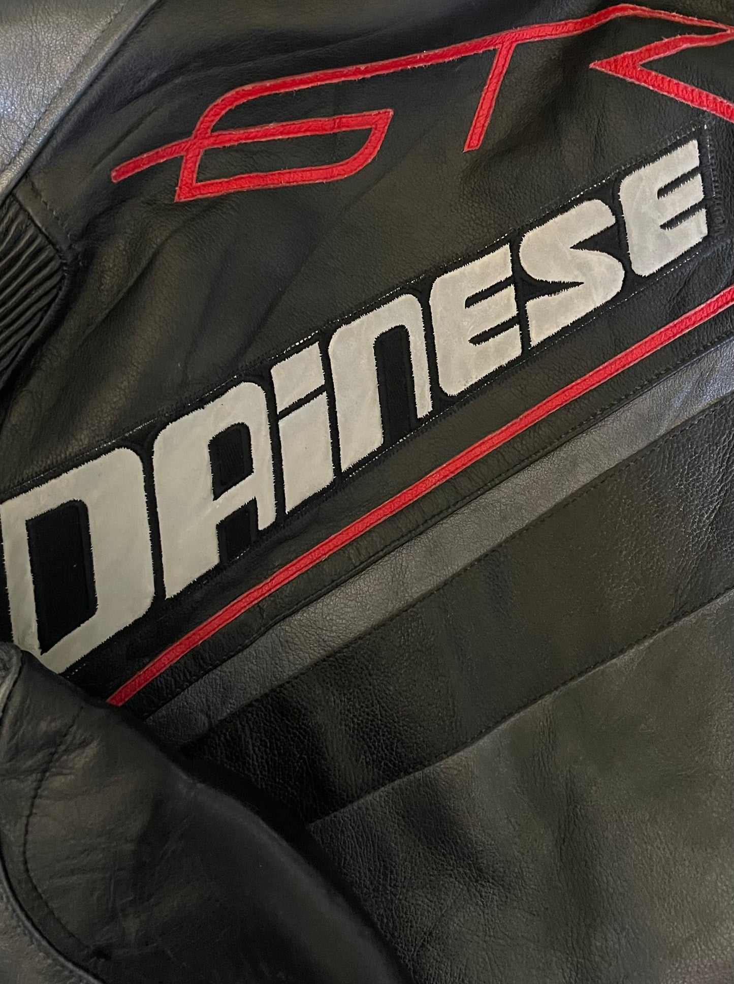 Dainese Leather ‘Cafe Racer’ Patchwork Leather Jacket