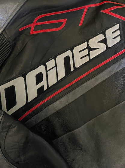Dainese Leather ‘Cafe Racer’ Patchwork Leather Jacket