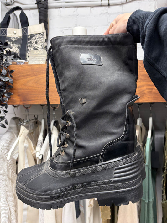 Vintage Gucci by Tom Ford Canvas/Rubber Duck Hunting Boots