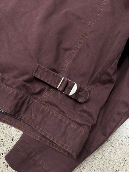 Vintage 80s Jean Paul Gaultier ‘Oxblood’ Red Denim Jacket