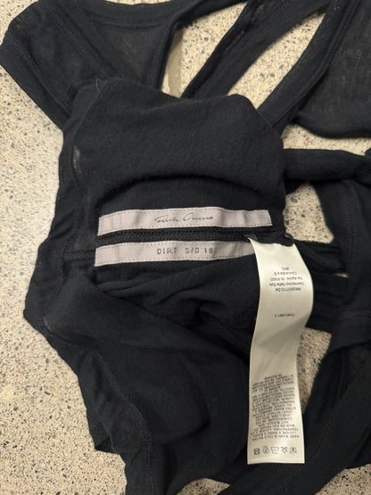 SS2018 Rick Owens ‘Dirt’ Membrane Tank Top