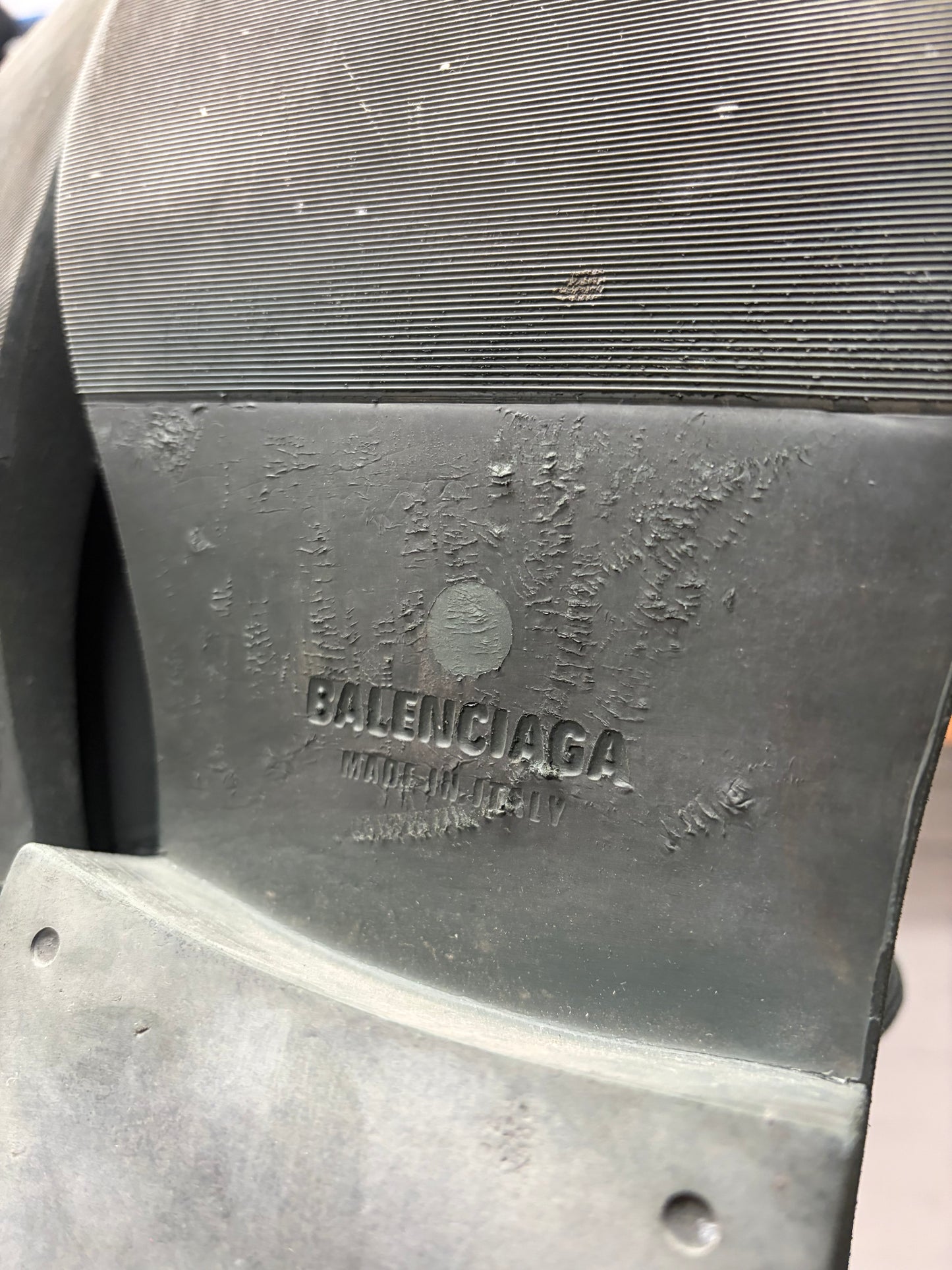 Balenciaga ‘Steroid’ Military Green Oversized Derbys