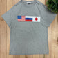 Gosha Rubchinskiy ‘Flags’ Heather Grey Graphic T-Shirt