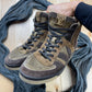 Louis Vuitton Brown Suede ‘Court’ High Top Sneakers