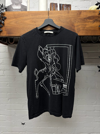 Givenchy by Ricardo Tisci ‘Bambi’ Black/White Sketch Graphic T-Shirt