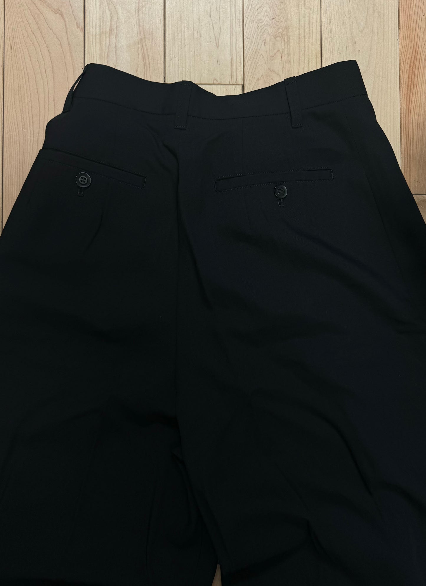 Yohji Yamamoto Switching Leg Opening 3/4 Length Pants