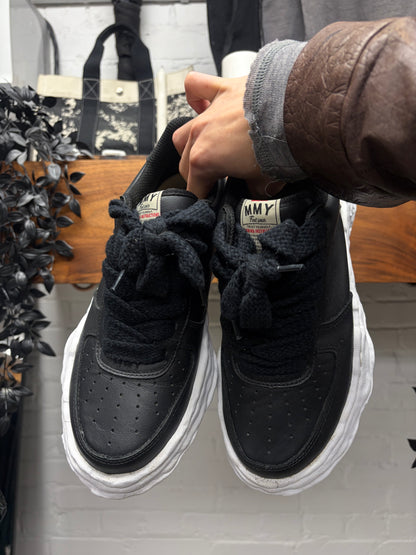 Mihara Yasuhiro ‘Melted Sole’ Black Low Top Sneakers