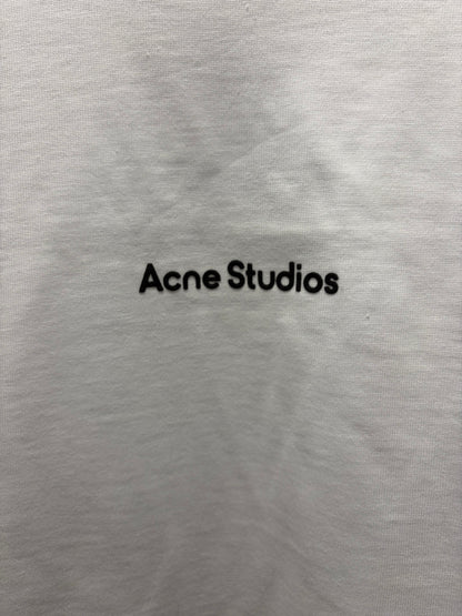 Acne Studios ‘Minimal Logo’ White Oversized Cotton T-Shirt
