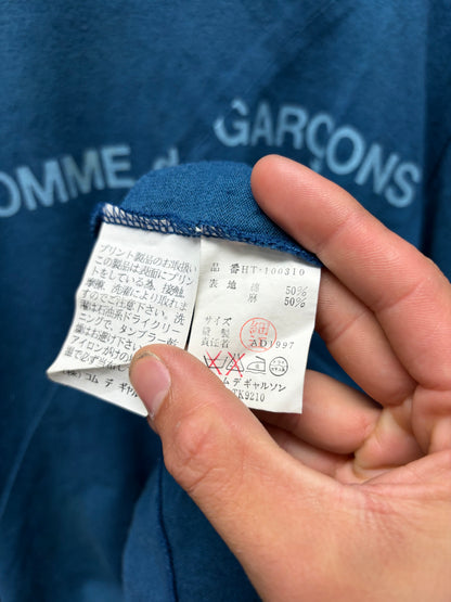 SS1998 First Edition Comme Des Garçons Homme ‘Split Logo’ Reconstructed T-Shirt