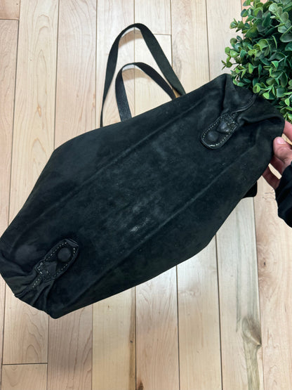 Guidi Deerskin Leather Reversible Hide Tote Bag