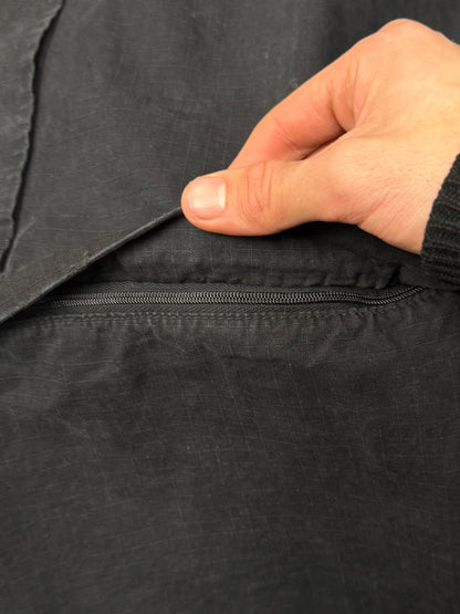 AW2023 Balenciaga Distressed Convertible Black Cargo Pants