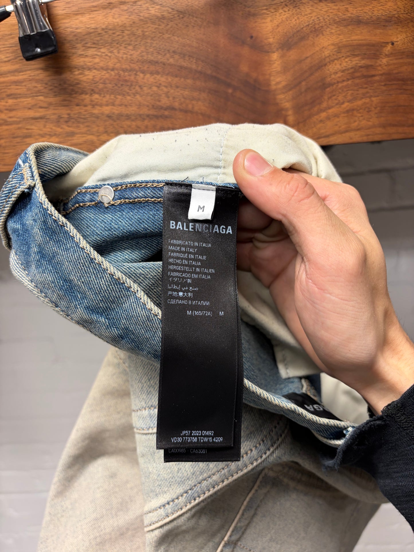 SS2024 Balenciaga ‘Inside Out’ Baggy Jeans