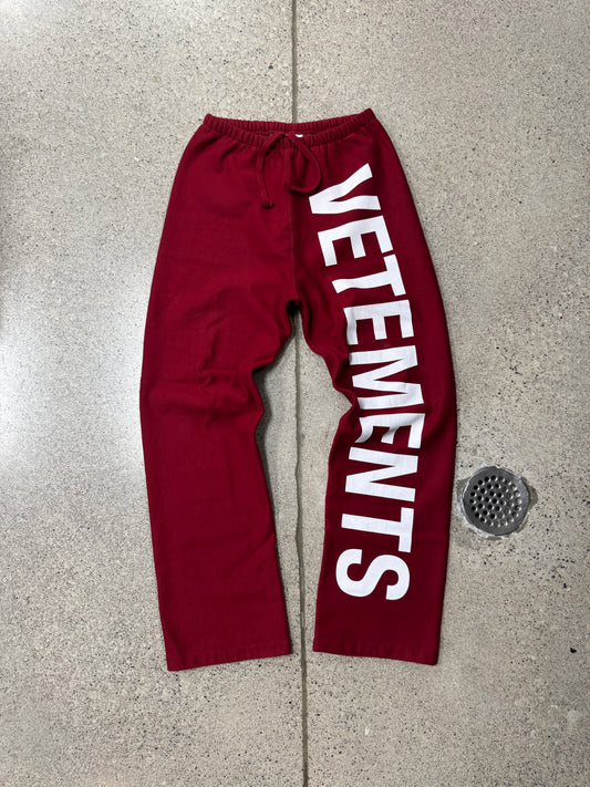 AW2019 Vetements Logo Sweatpants