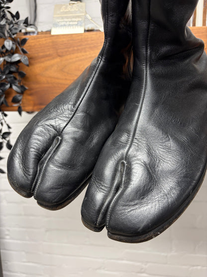 Maison Margiela ‘Tabi’ Split Toe Leather ‘Flat Sole’ Boots