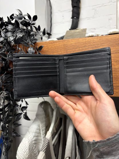 Alexander McQueen Black Leather Bifold Wallet