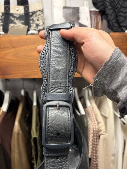 Balenciaga ‘Giant 21’ Brogue Black Calfskin Leather Bag