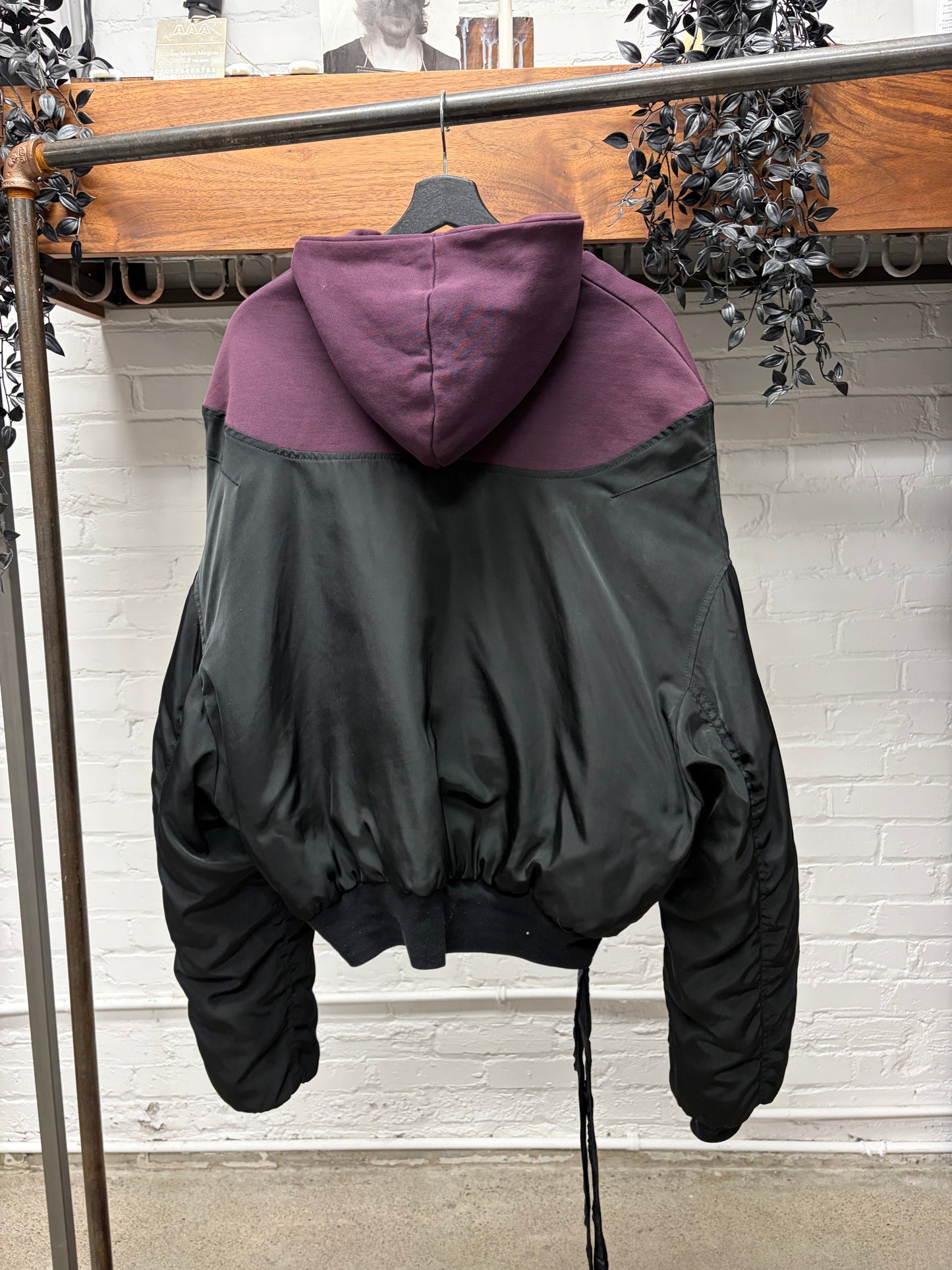 Ben Taverneti ‘Unravel Project’ Hybrid Hooded Bomber Jacket