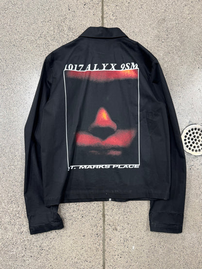 Alyx Studios Black Zip-Up Work Jacket
