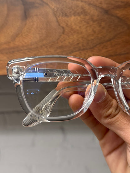 Chrome Hearts ‘Well Hell Yeah’ Clear Frame Prescription Glasses