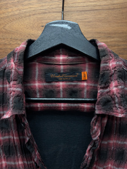 SS2007 Undercover Hybrid ‘Bleeding Rose’ Reconstructed T-Shirt Flannel