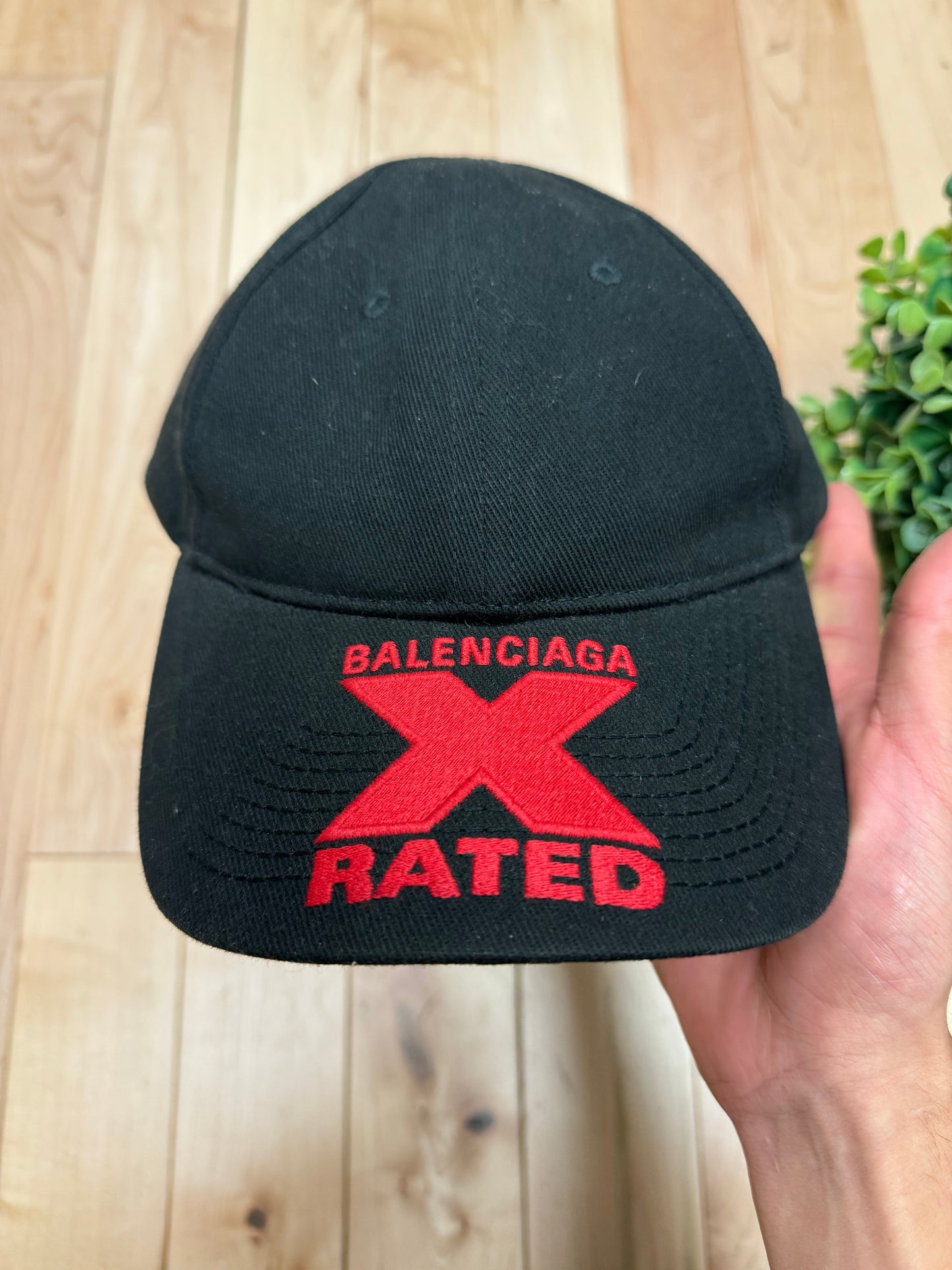 2019 Balenciaga ‘X-Rated’ Strapback Baseball Cap