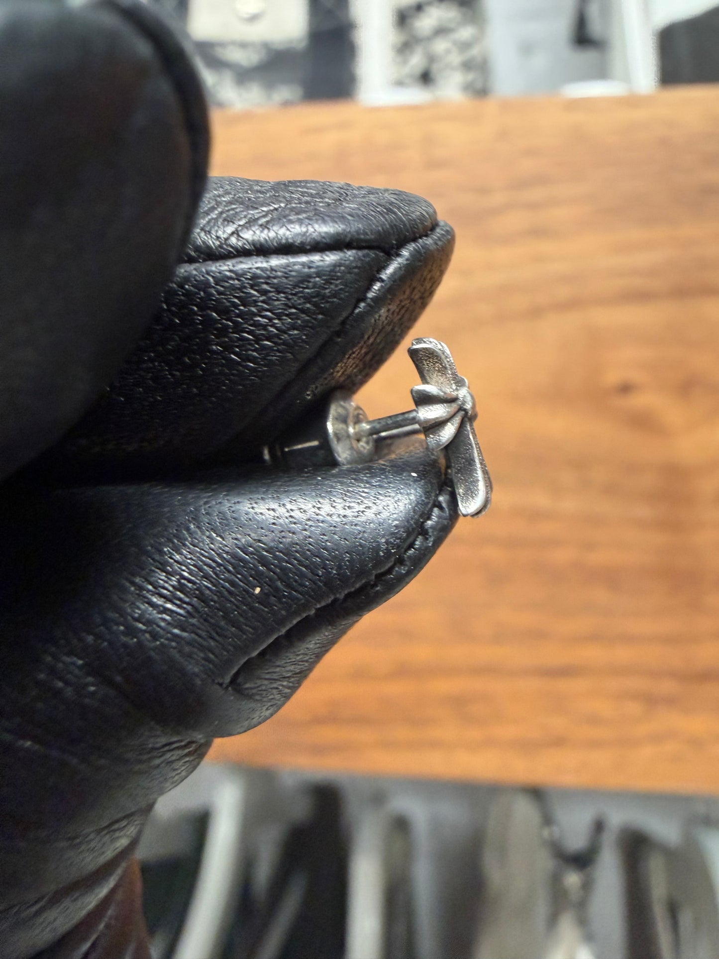 Chrome Hearts 925 Silver Classic Cross Earrings