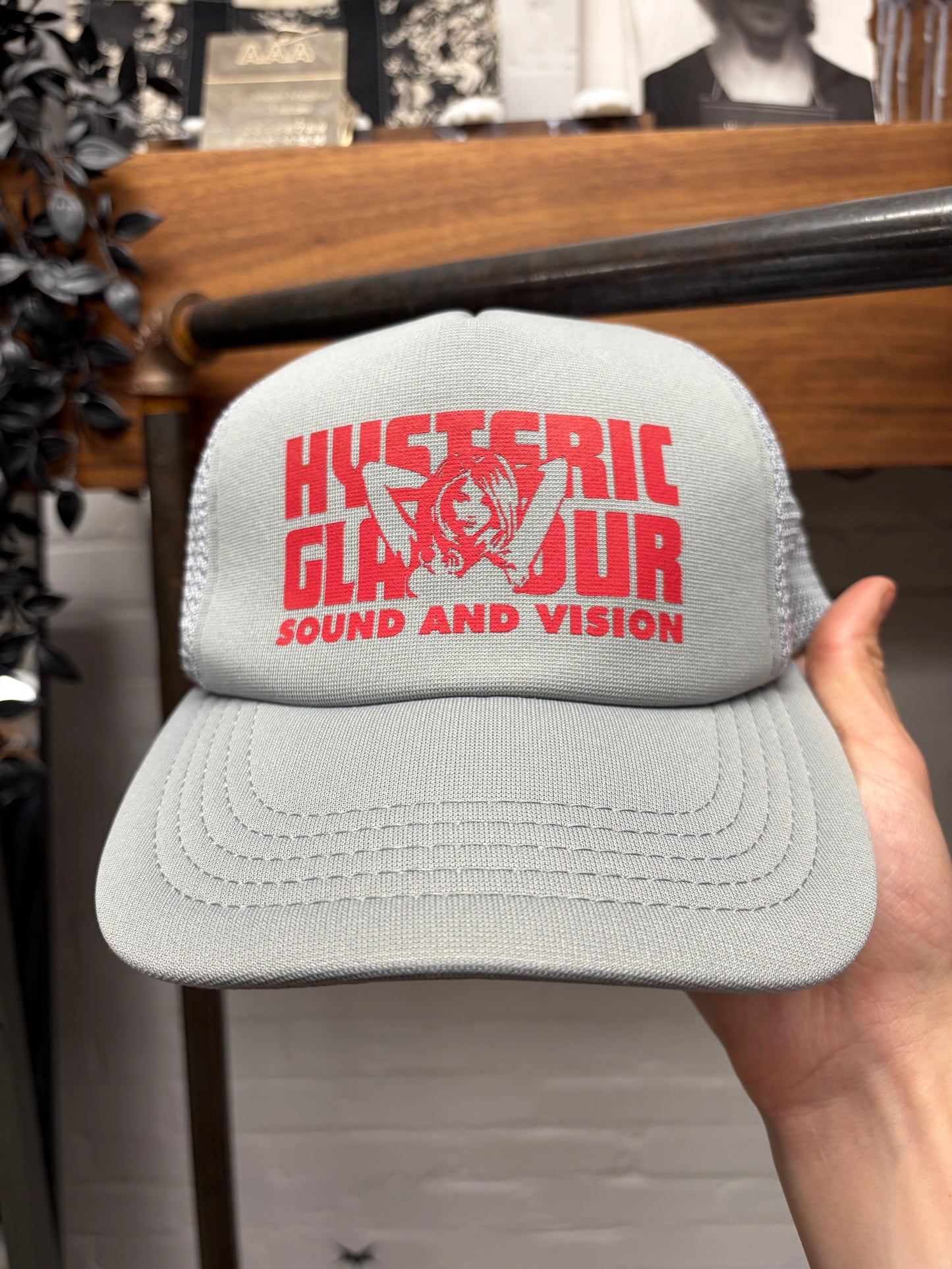 Hysteric Glamour ‘Sound & Vision’ Mesh Trucker Hat