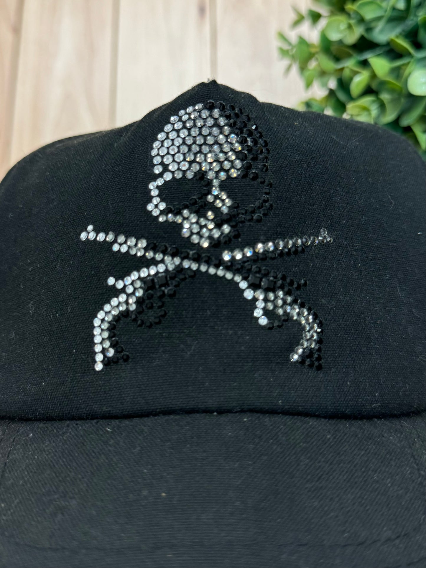 Mastermind Japan x Roar Rhinestone Leather Strapback Hat