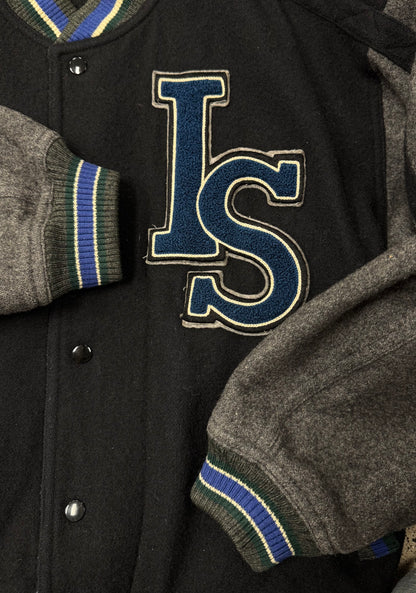 1984 Issey Miyake I.S. Team Wool Bomber Jacket