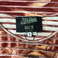 SS2001 Jean Paul Gaultier ‘Satan’ Gargoyle Print Mesh 3/4 Sleeve Top