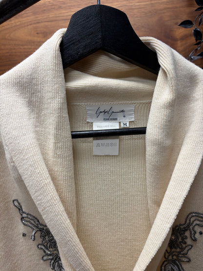 Yohji Yamamoto Pour Homme ‘Crest Adorned’ Cardigan