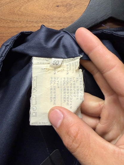 Vintage 1990s Helmut Lang Padded Blue Military Liner Vest