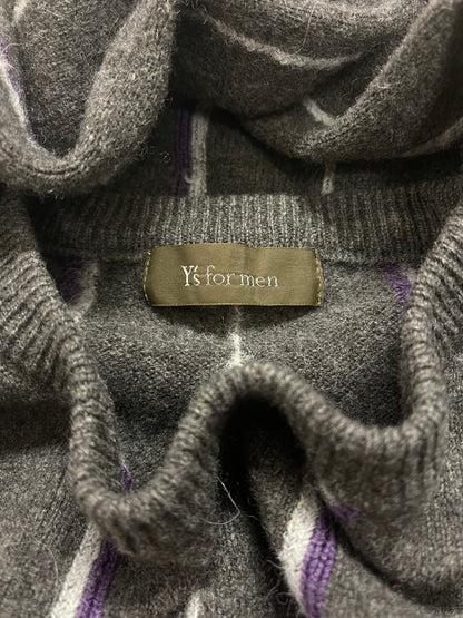 1990s Y’s for Men Striped Wool Knit Sweater