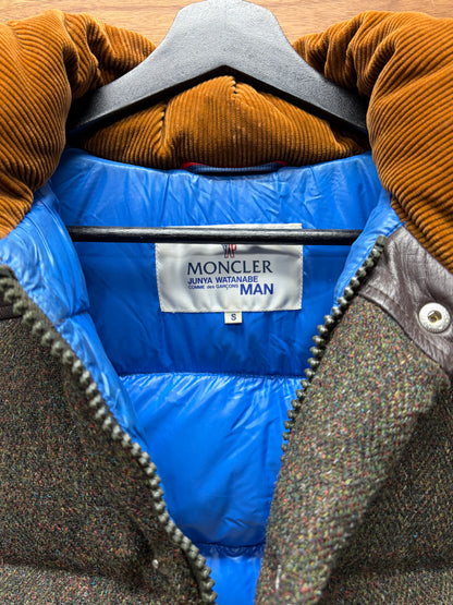 2008 Junya Watanabe x Moncler Wool/Leather Hybrid Down Filled Jacket