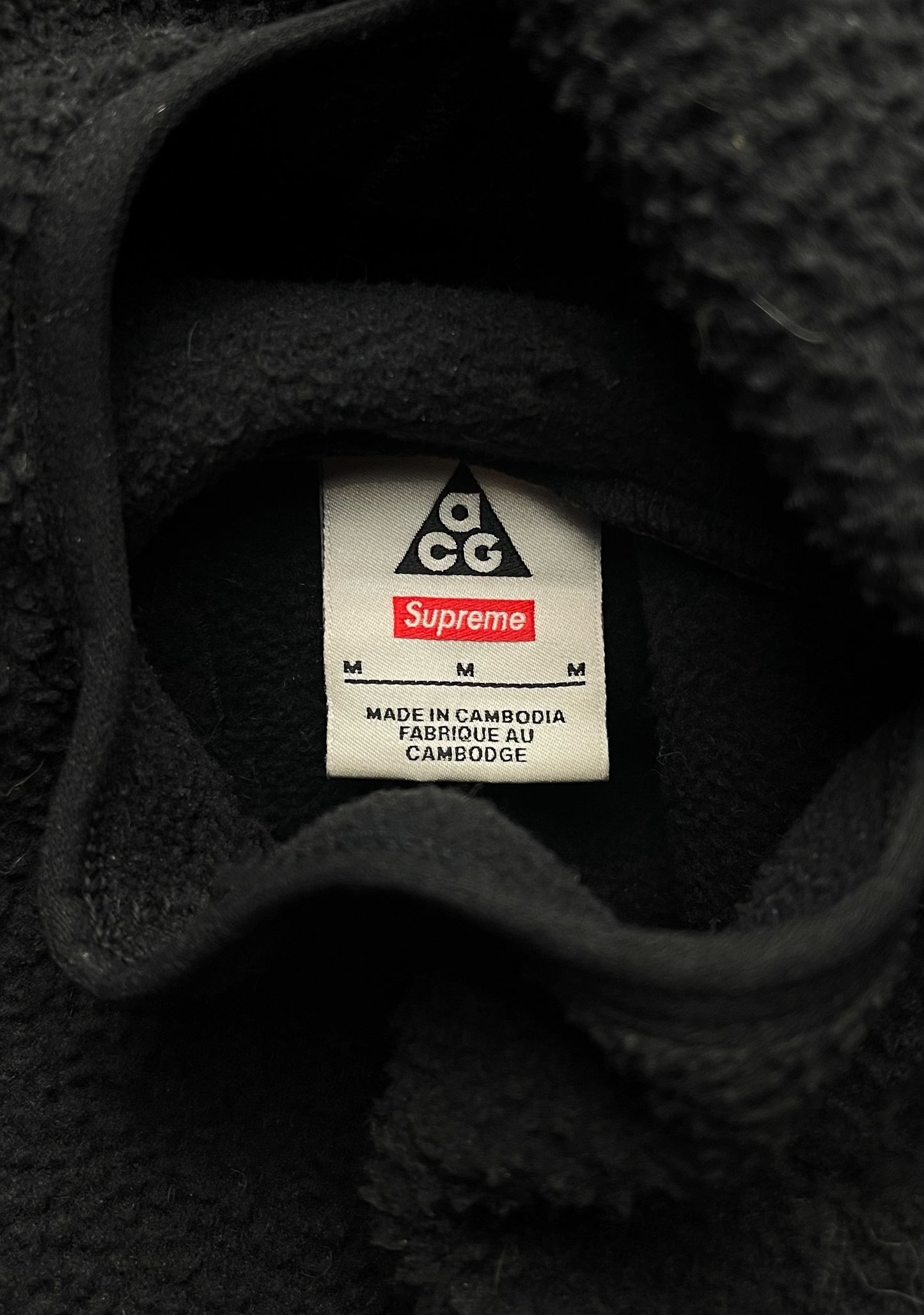 Autumn Winter 2022 Supreme x Nike ACG Fleece Balaclava Hoodie