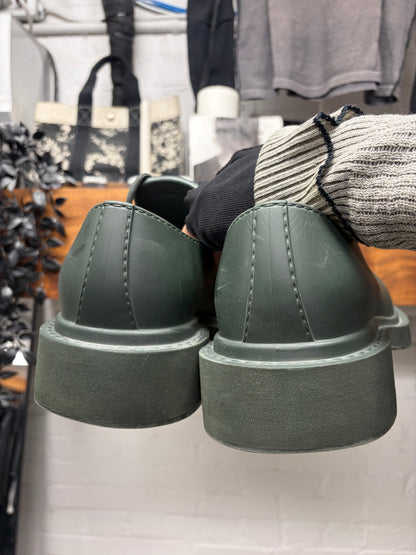 Balenciaga ‘Steroid’ Military Green Oversized Derbys