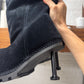 Balenciaga High Heel ‘Alaska’ Suede/Shearling Lined Boots